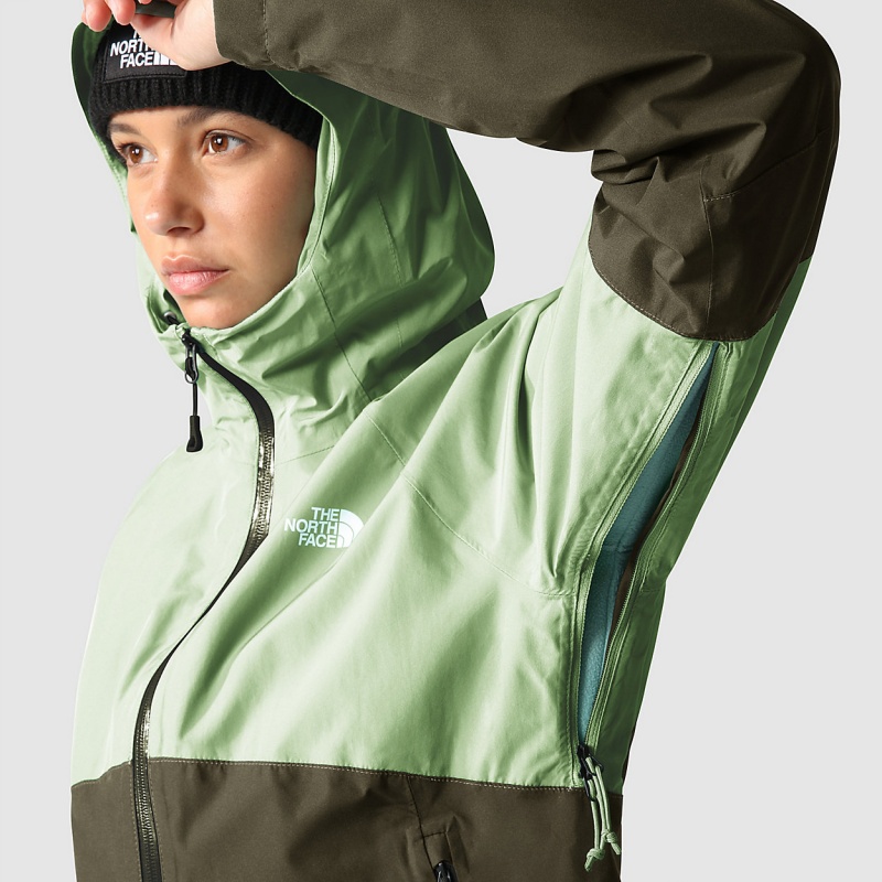 The North Face Diablo Dynamic Jacket Lime Cream - New Taupe Green | IOKHVF-260