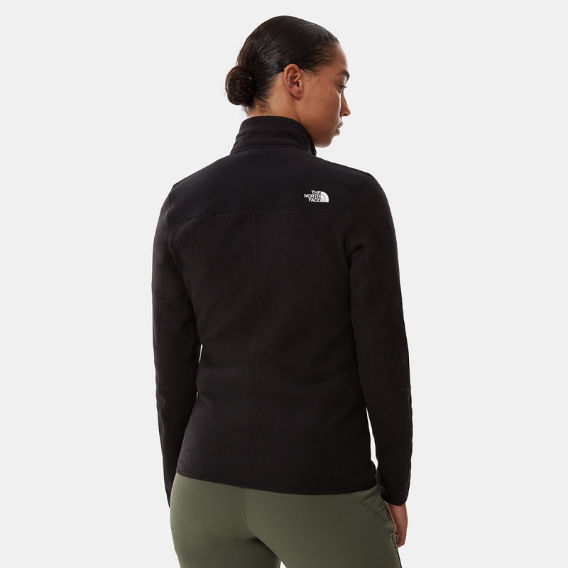 The North Face Diablo Midlayer 1/4 Zip Fleece Tnf Black - Tnf Black | ACUFMP-720