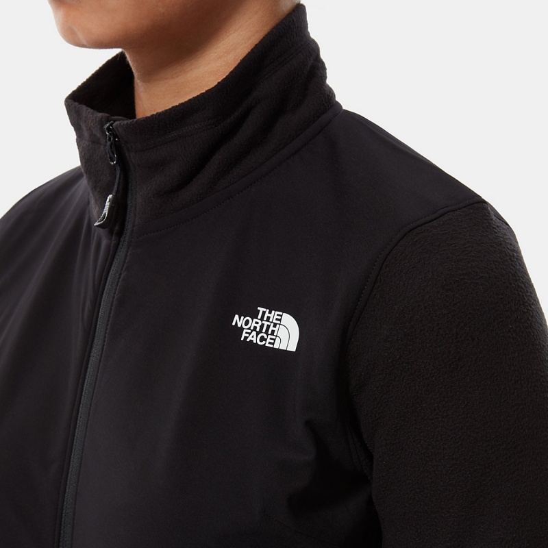 The North Face Diablo Midlayer 1/4 Zip Fleece Tnf Black - Tnf Black | ACUFMP-720