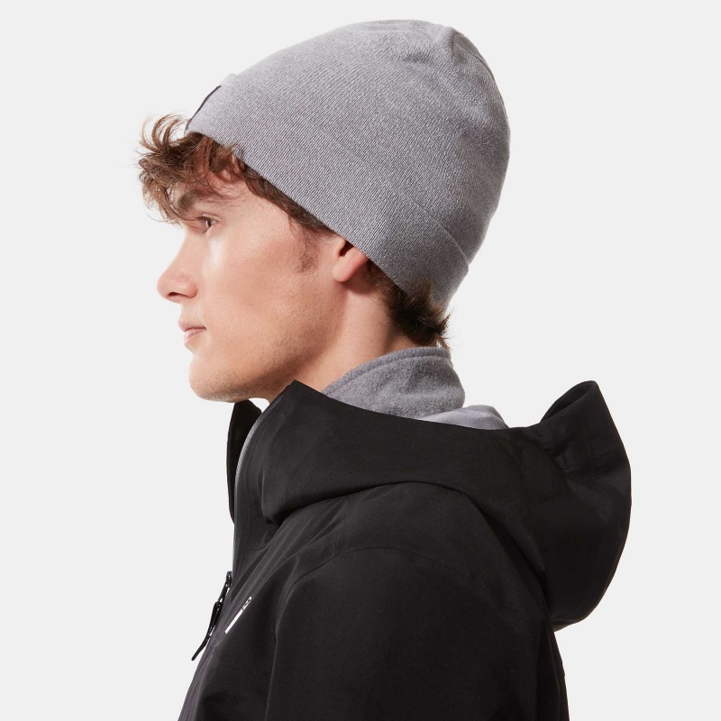 The North Face Dock Worker Recycled Beanie Tnf Light Grey Heather | HXDWUY-750