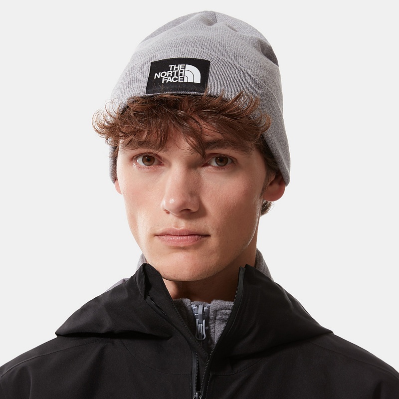 The North Face Dock Worker Recycled Beanie Tnf Light Grey Heather | TMFRSW-836