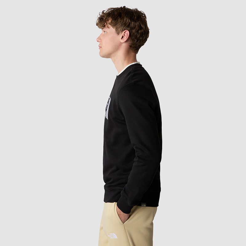 The North Face Drew Peak Sweater Tnf Black - Tnf White | KBZWPL-609