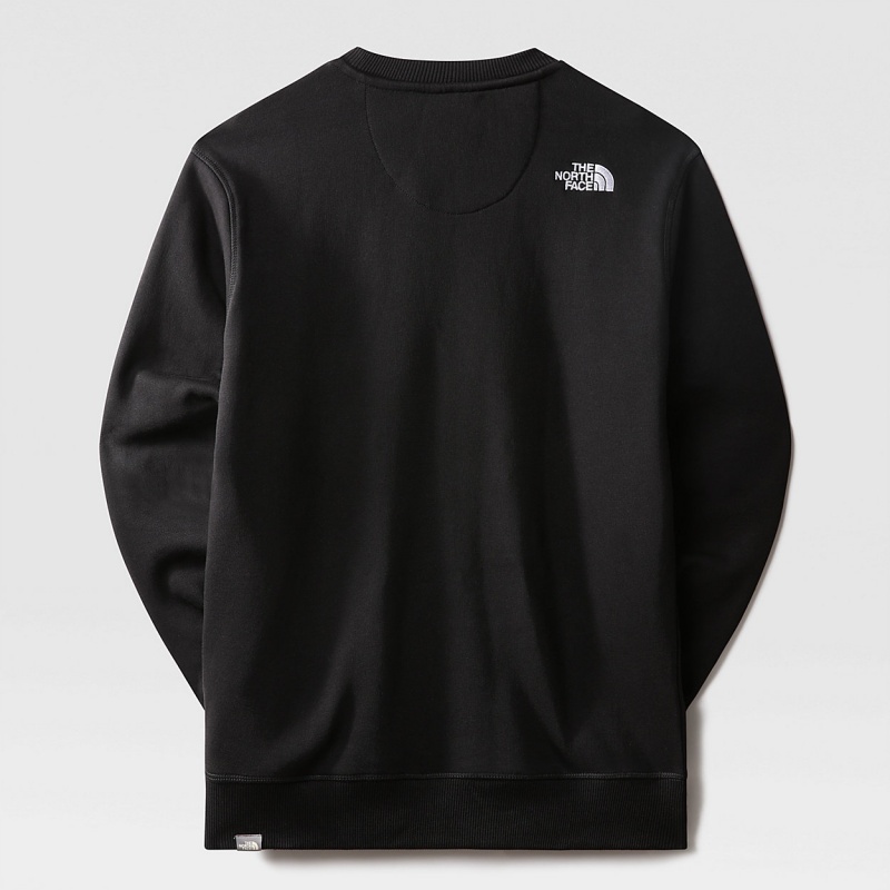 The North Face Drew Peak Sweater Tnf Black - Tnf White | KBZWPL-609