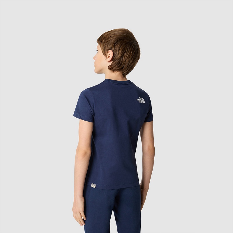 The North Face Easy T-Shirt Summit Navy | YWADFB-154