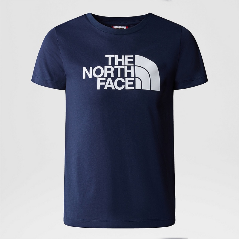 The North Face Easy T-Shirt Summit Navy | YWADFB-154