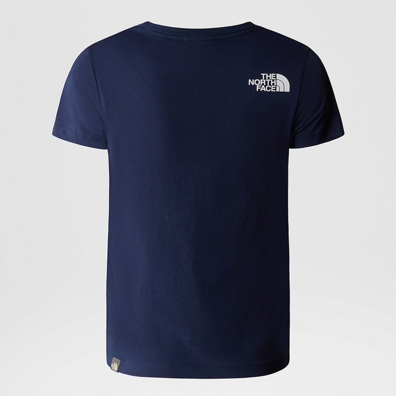 The North Face Easy T-Shirt Summit Navy | YWADFB-154