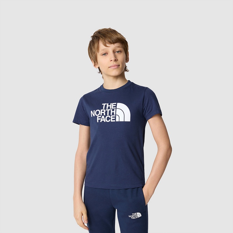 The North Face Easy T-Shirt Summit Navy | YWADFB-154