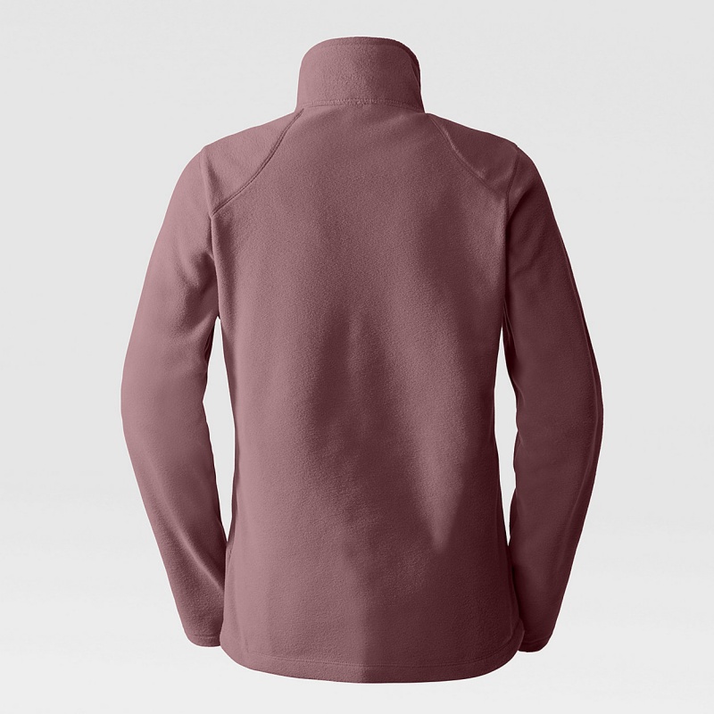 The North Face Emilia 1/4 Zip Fleece Wild Ginger | OHMUCR-169