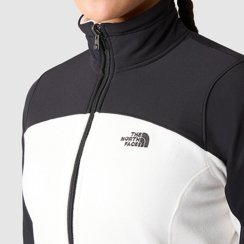 The North Face Emilia Delta Fleece Gardenia White/Tnf Black | HJLMRY-748