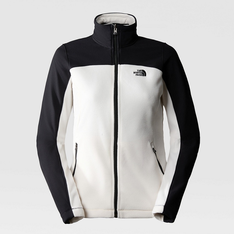 The North Face Emilia Delta Fleece Gardenia White/Tnf Black | HJLMRY-748