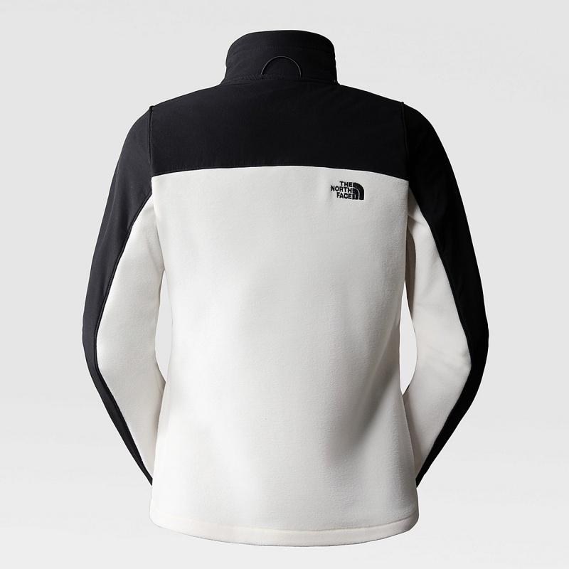 The North Face Emilia Delta Fleece Gardenia White/Tnf Black | HJLMRY-748