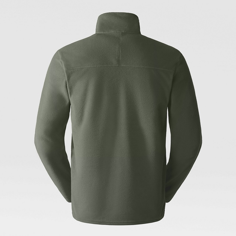 The North Face Emilio 1/4 Zip Fleece New Taupe Green | YGPAKT-923