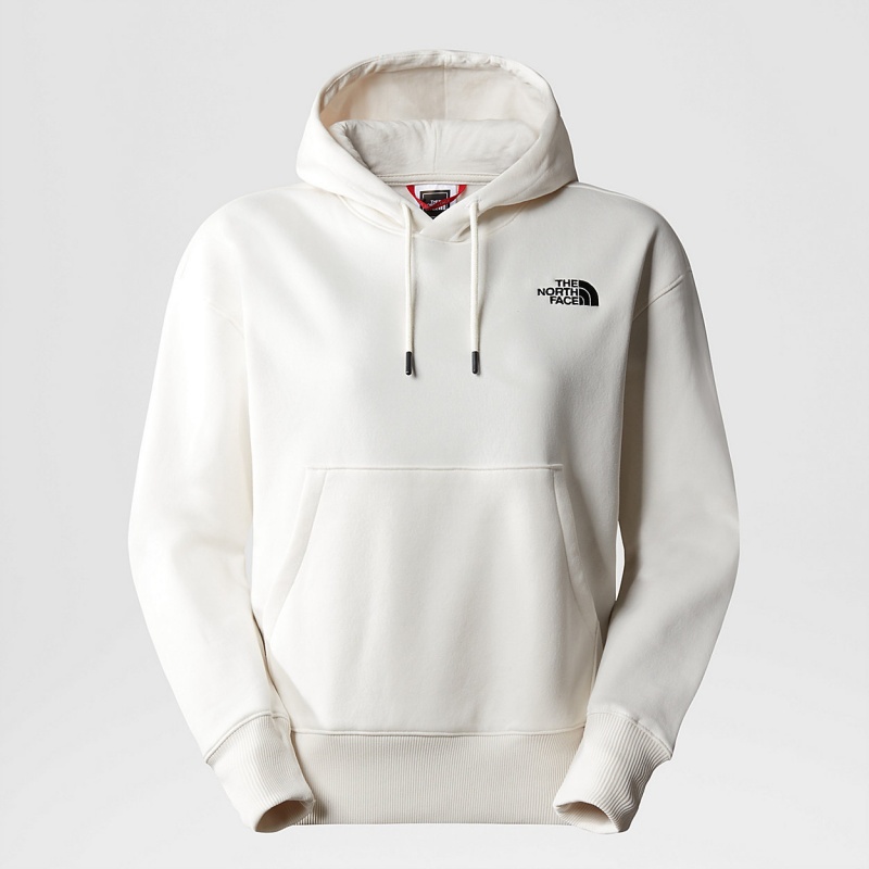 The North Face Essential Hoodie Gardenia White | DLSQKI-819