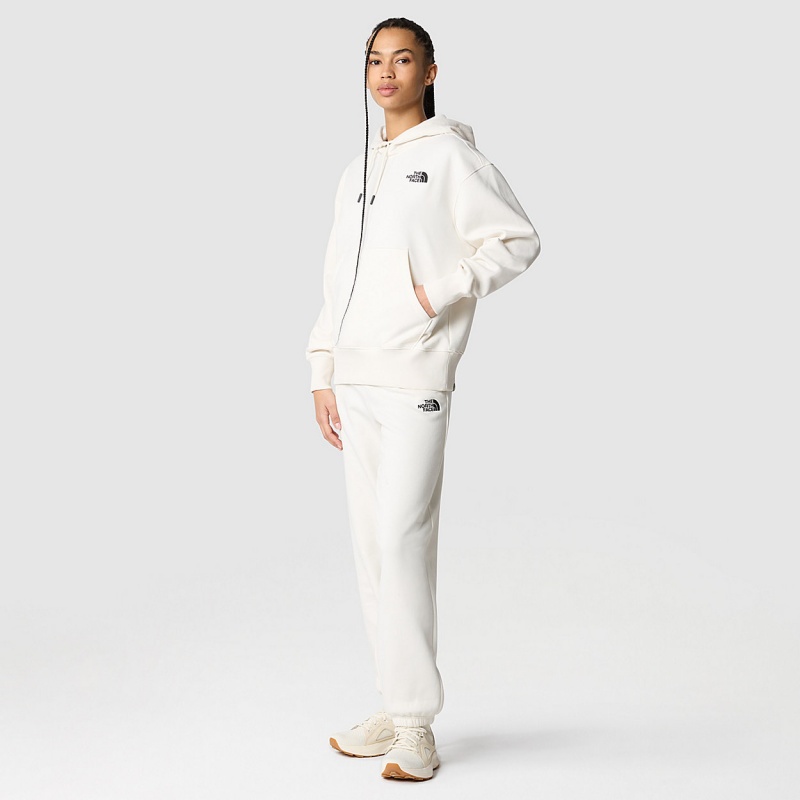 The North Face Essential Hoodie Gardenia White | DLSQKI-819