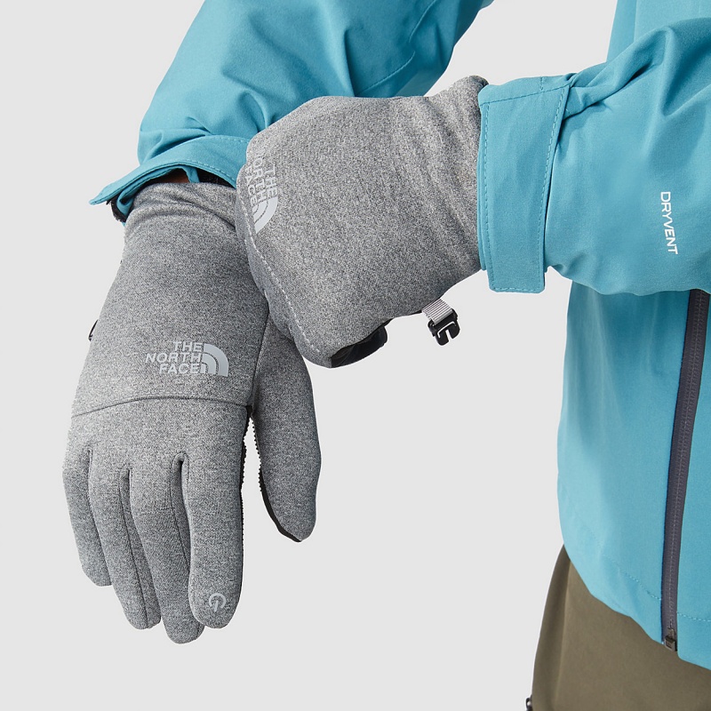 The North Face Etip™ Gloves Tnf Medium Grey Heather | AYSTNF-921