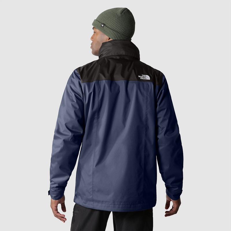 The North Face Evolve II Triclimate® Jacket Shady Blue/Tnf Black | VHGXAL-826