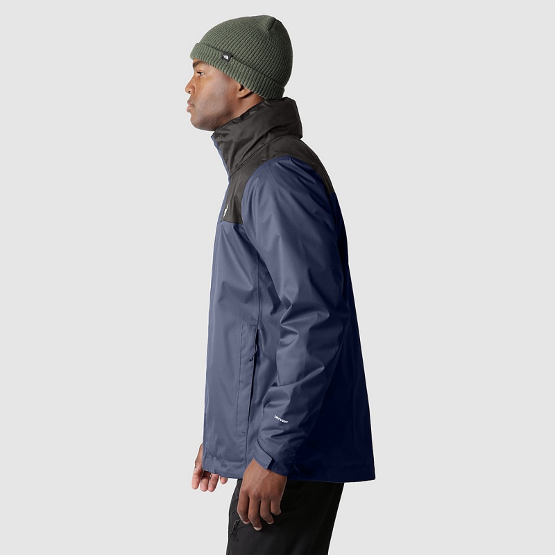 The North Face Evolve II Triclimate® Jacket Shady Blue/Tnf Black | VHGXAL-826