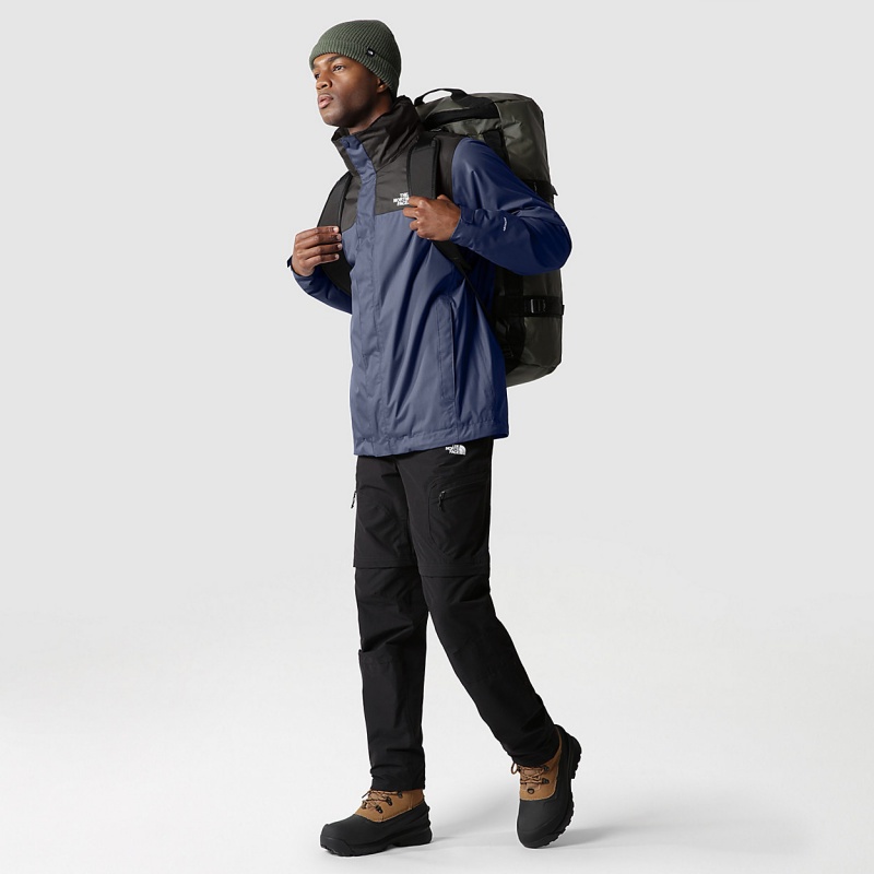 The North Face Evolve II Triclimate® Jacket Shady Blue/Tnf Black | VHGXAL-826