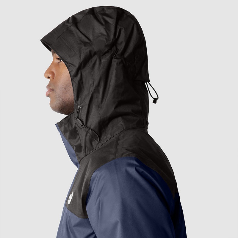 The North Face Evolve II Triclimate® Jacket Shady Blue/Tnf Black | VHGXAL-826