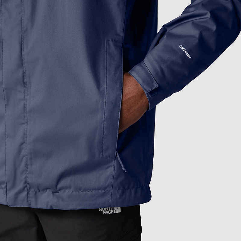 The North Face Evolve II Triclimate® Jacket Shady Blue/Tnf Black | VHGXAL-826