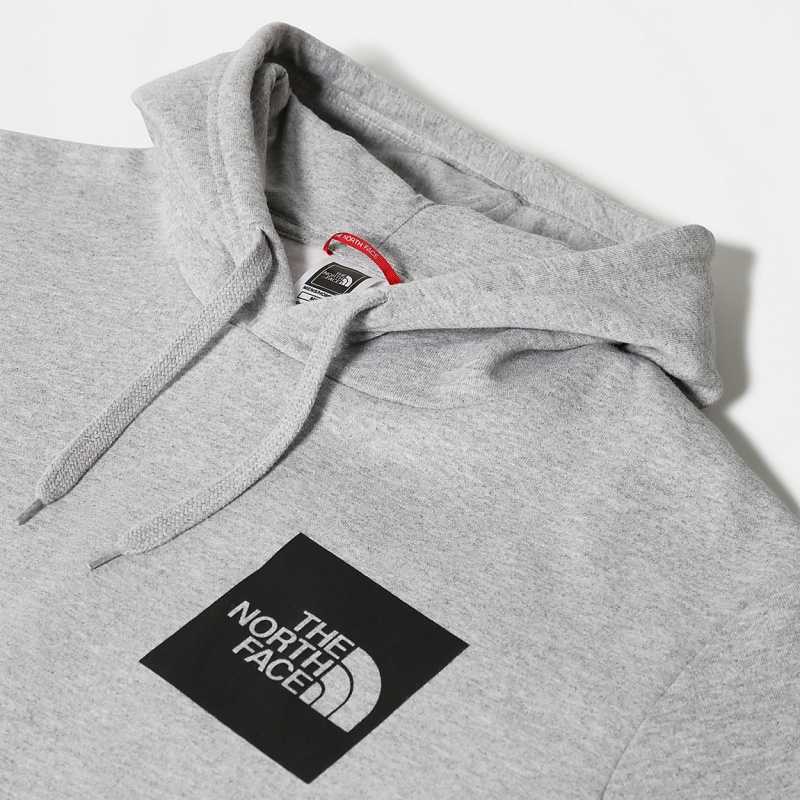 The North Face Fine Hoodie Tnf Light Grey Heather | CFTPBO-820