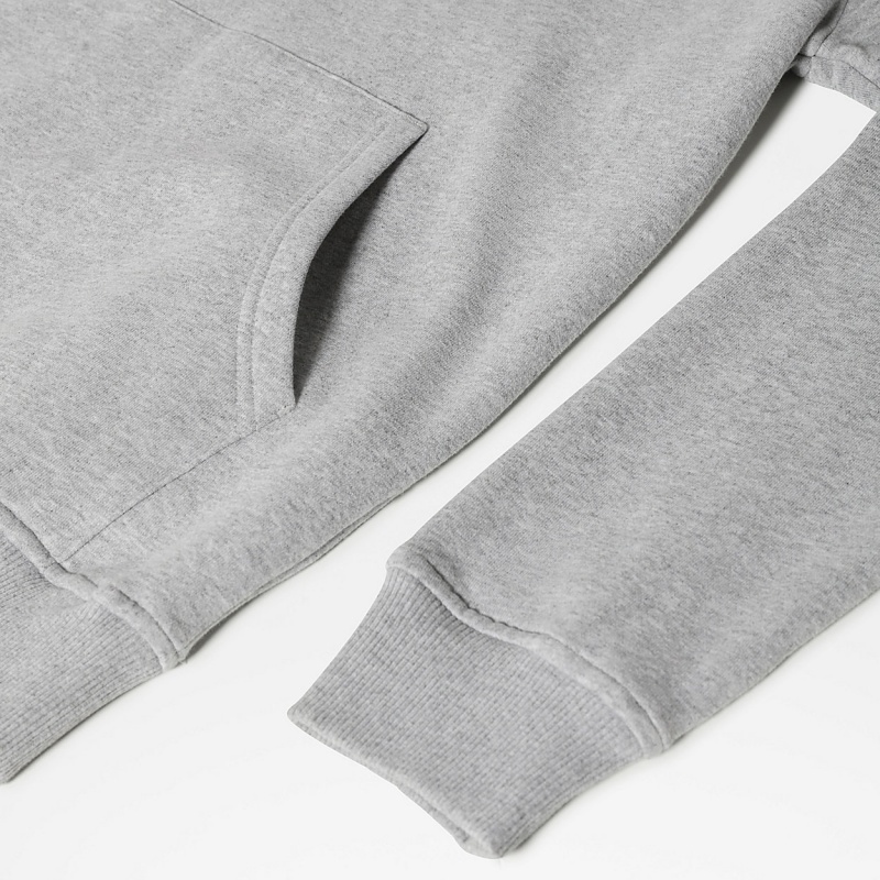 The North Face Fine Hoodie Tnf Light Grey Heather | CFTPBO-820