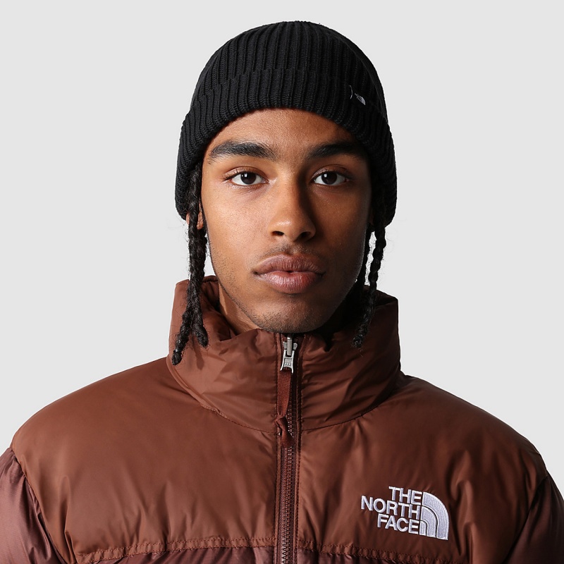 The North Face Fisherman Beanie Tnf Black | GYXJVO-817