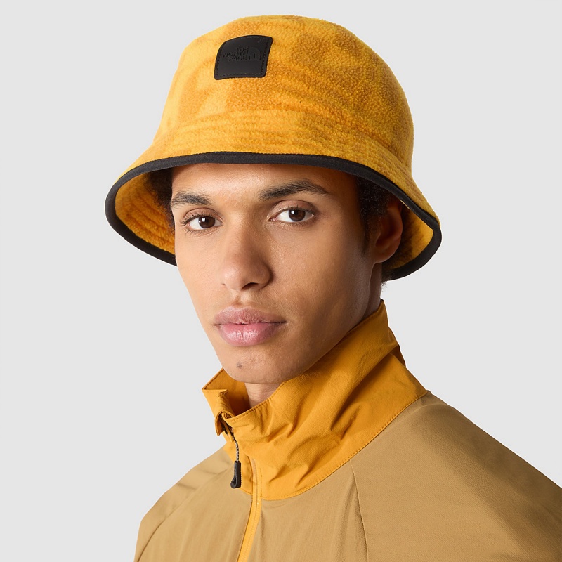 The North Face Fleeski Street Bucket Hat Summit Gold Irregular Geometry Print | OHQAUB-852