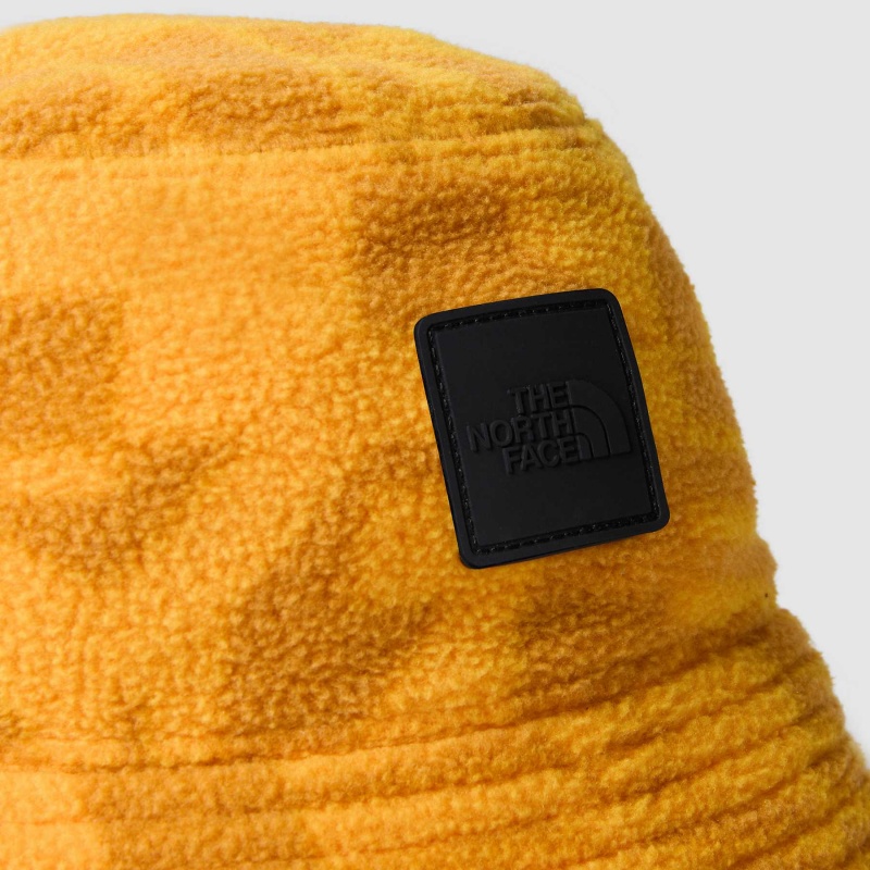 The North Face Fleeski Street Bucket Hat Summit Gold Irregular Geometry Print | OHQAUB-852