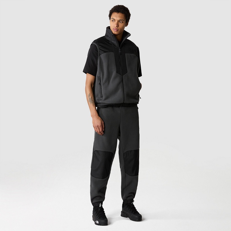 The North Face Fleeski Y2K Gilet Asphalt Grey - Tnf Black | ZDPFWC-826