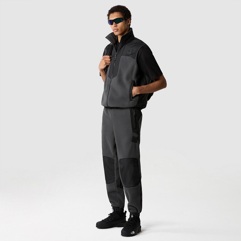 The North Face Fleeski Y2K Gilet Asphalt Grey - Tnf Black | ZDPFWC-826