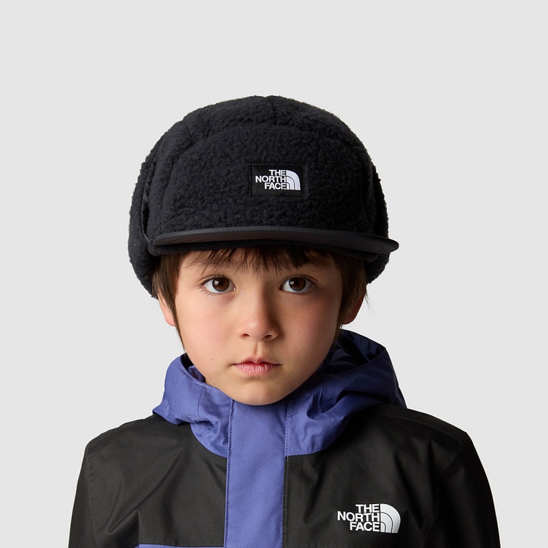 The North Face Forrest Fleece Trapper Hat Tnf Black | LJSXUE-658