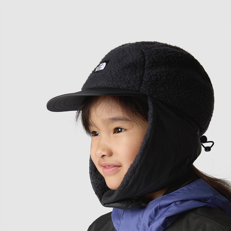 The North Face Forrest Fleece Trapper Hat Tnf Black | LJSXUE-658