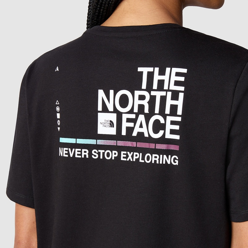 The North Face Foundation Graphic T-Shirt Tnf Black - Tnf White | UVEQWD-025