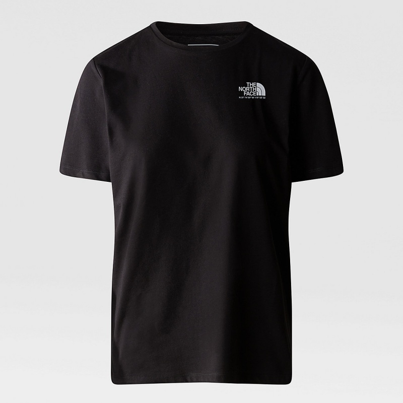 The North Face Foundation Graphic T-Shirt Tnf Black - Tnf White | UVEQWD-025