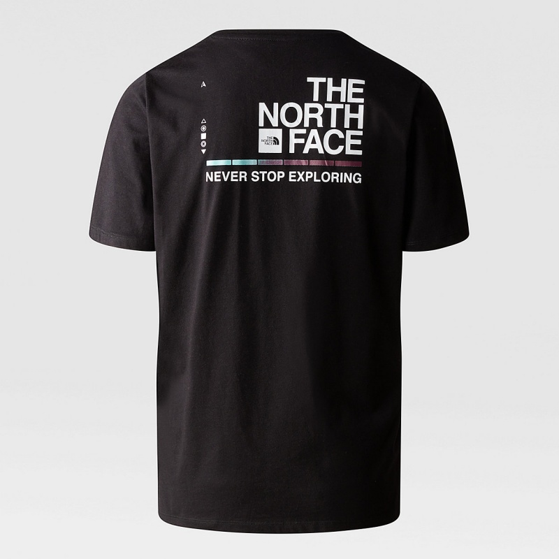 The North Face Foundation Graphic T-Shirt Tnf Black - Tnf White | UVEQWD-025