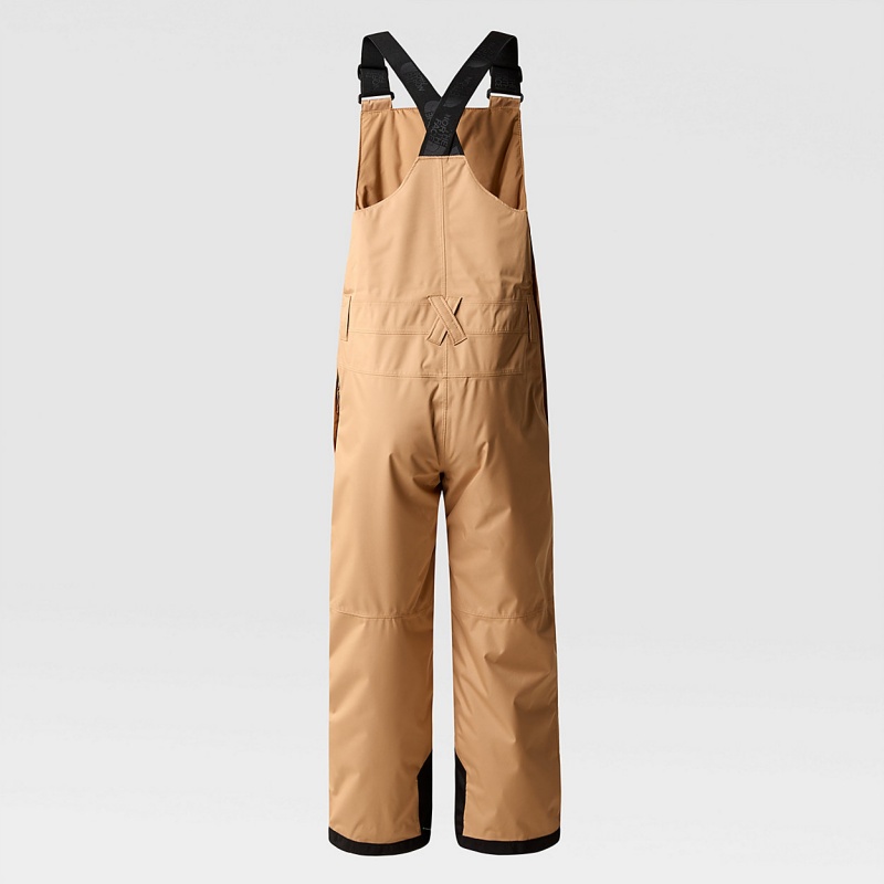 The North Face Freedom Insulated Bib Trousers Almond Butter | ENHJXD-036