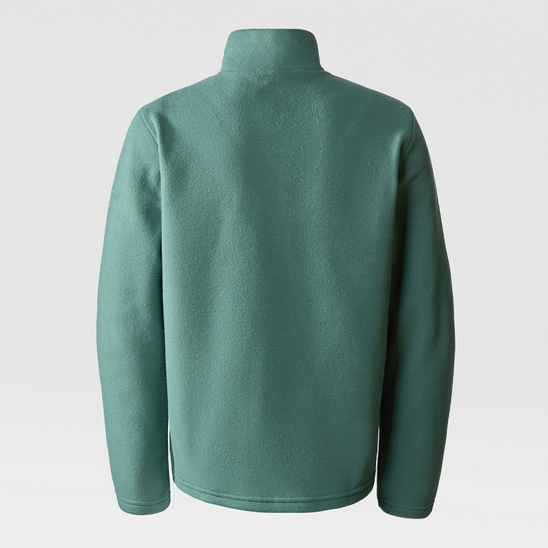 The North Face Glacier 1/4 Zip Fleece Dark Sage | JWTGKH-240