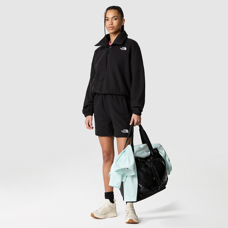 The North Face Glacier 1/4 Zip Fleece Tnf Black | PZQRGC-903