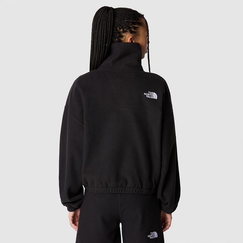 The North Face Glacier 1/4 Zip Fleece Tnf Black | PZQRGC-903