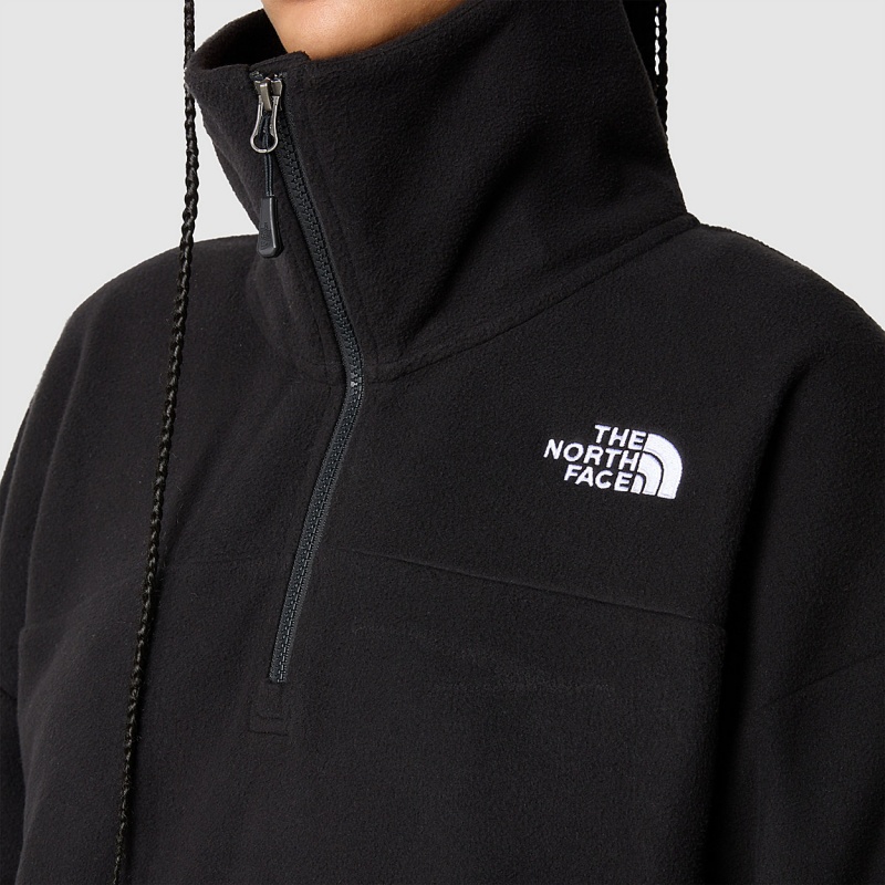 The North Face Glacier 1/4 Zip Fleece Tnf Black | PZQRGC-903