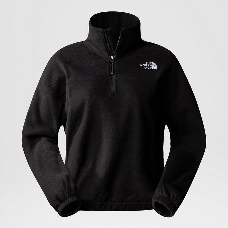 The North Face Glacier 1/4 Zip Fleece Tnf Black | PZQRGC-903