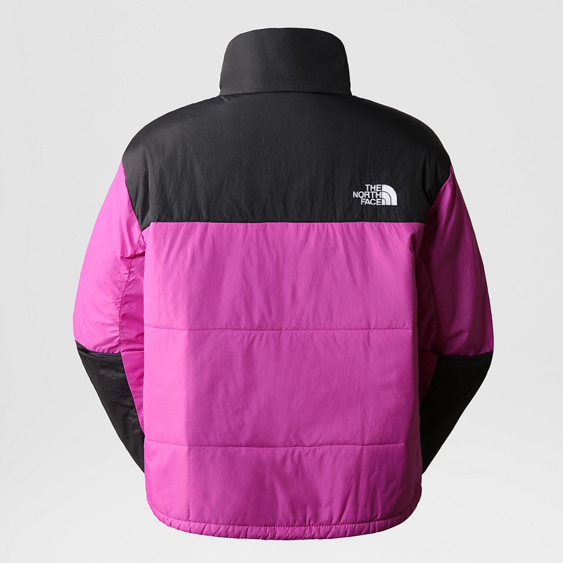 The North Face Gosei Puffer Jacket Purple Cactus Flower - Tnf Black | FNJLPI-078