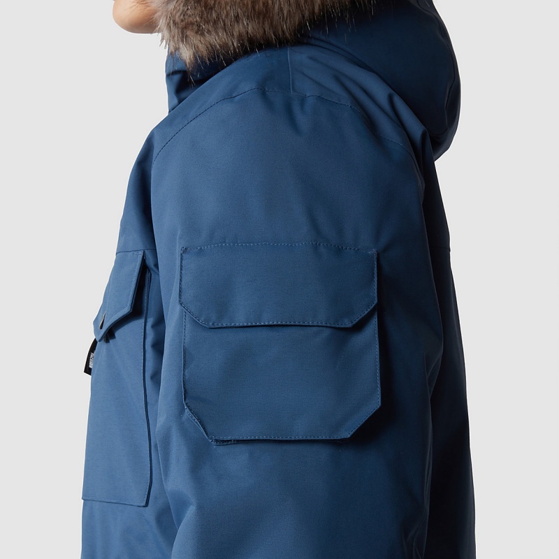 The North Face Gotham Jacket Shady Blue | VDPQJG-180