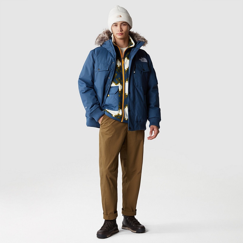 The North Face Gotham Jacket Shady Blue | VDPQJG-180