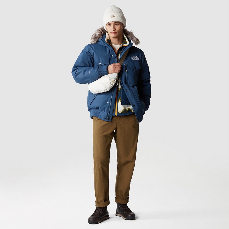 The North Face Gotham Jacket Shady Blue | VDPQJG-180