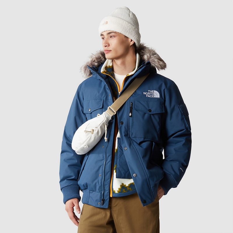 The North Face Gotham Jacket Shady Blue | VDPQJG-180