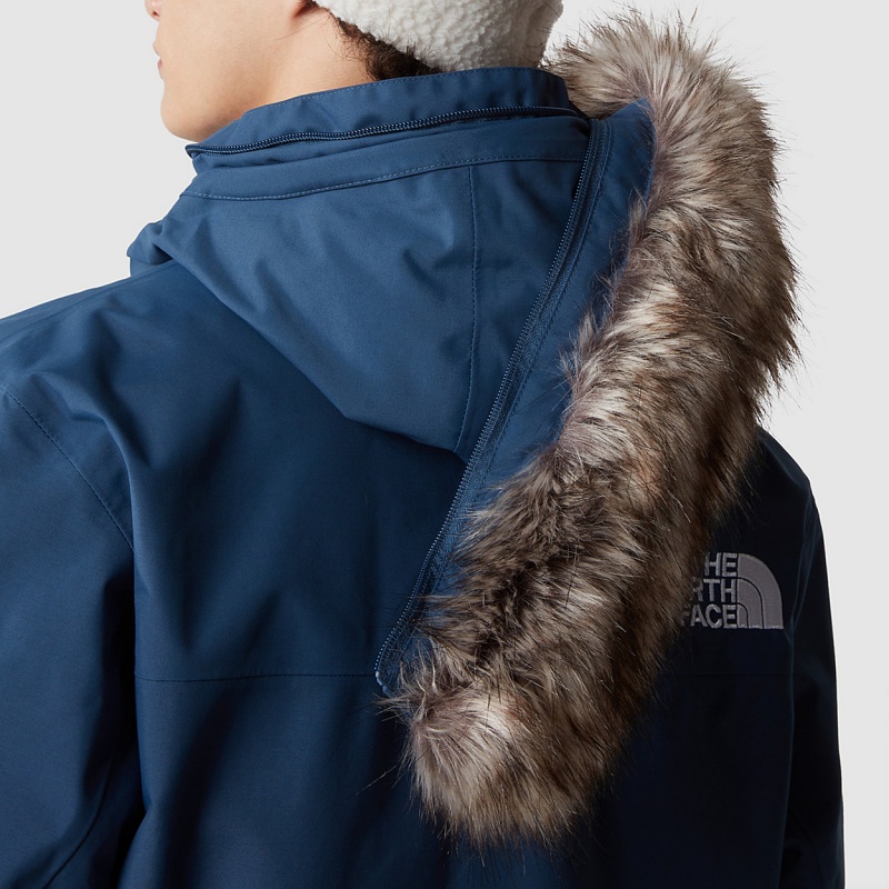 The North Face Gotham Jacket Shady Blue | VDPQJG-180