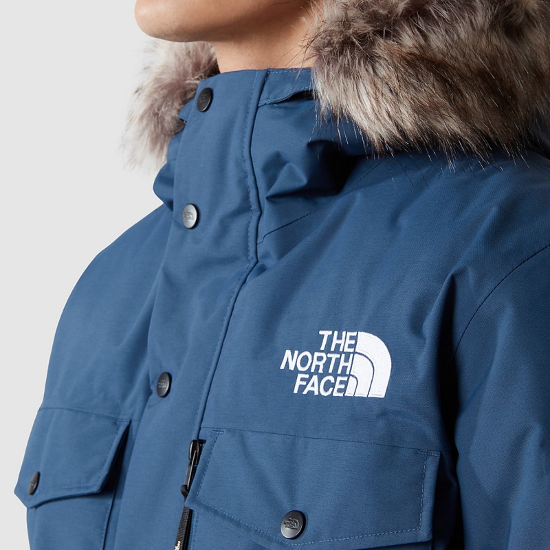 The North Face Gotham Jacket Shady Blue | VDPQJG-180