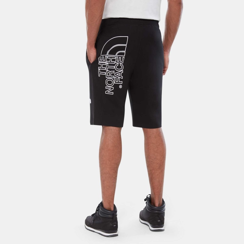 The North Face Graphic Light Shorts Tnf Black | LXDTBV-184